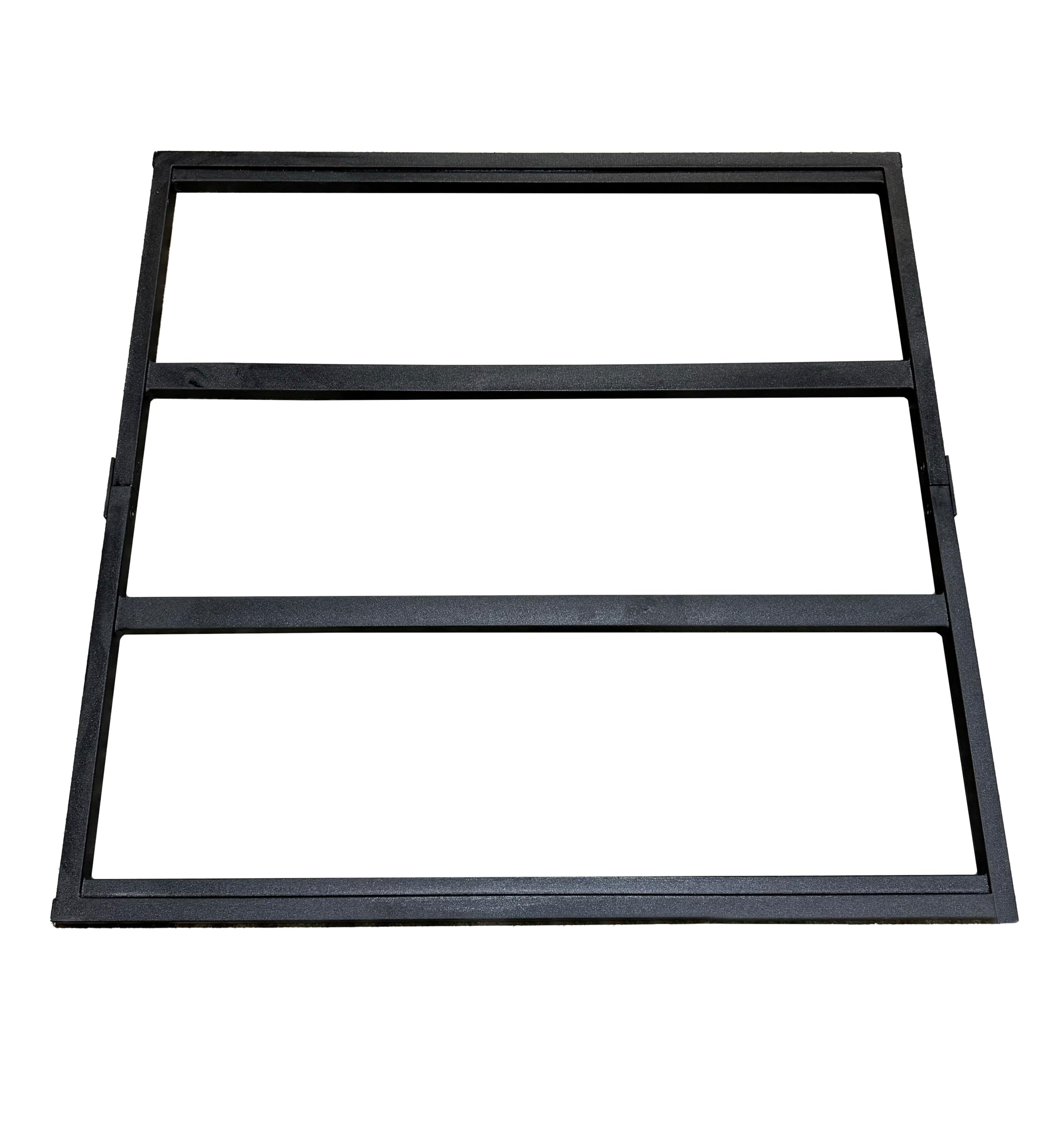 Photo 1 of Goods of the Woods Fire Pit Base, Safety, Black, Iron, Square, 50" sq X 3" thick, Compatible with Concrete, Stone