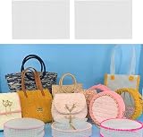 iHMeiju Plastic Canvas Sheets 6 Pack 10.5x13.5 Inches Craft Mesh Eye Mesh view 3