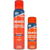 Mando - Spray - 2pk Full Size &amp; Mini Bundle - Pro Sport | Paraben Free Benzene Extra Strength Antiperspirant Mens Sweat Protection deodorant spray body