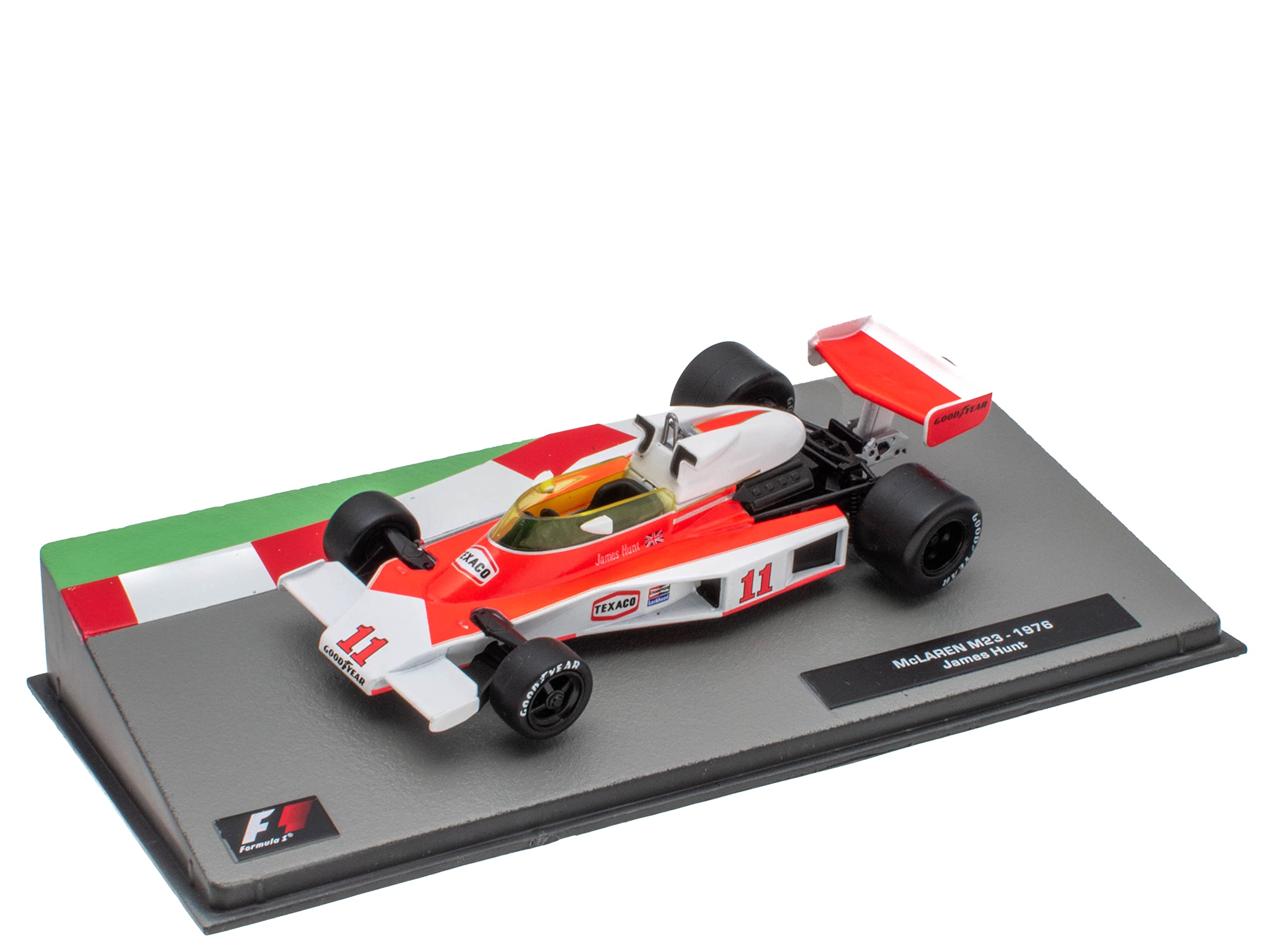 OPO 10 - Formula 1 1/43 miniature car compatible with McLAREN M23 - James Hunt - 1976 - FD026