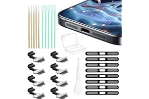 Type-C Anti Loss dust Plug USB C Dust Plug, Port Cover, Built-in Precision dust net Phone Accessories for iPhone 17 Pro (8 Pc