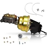 8 Inch Dual Power Brake Booster Conversion Kit For Jeep CJ5 CJ7 74-86 | Compatible With Jeep CJ5 1974-1983 CJ7 1976-1986. Fits Disc/Drum or Drum/Drum setups. Replace PBUJ7486D. Precision