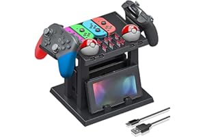 LYCEBELL Storage Stand, Game Storage Tower for Accessories, Dock Controller, Joy con, Game Card, Game Storage