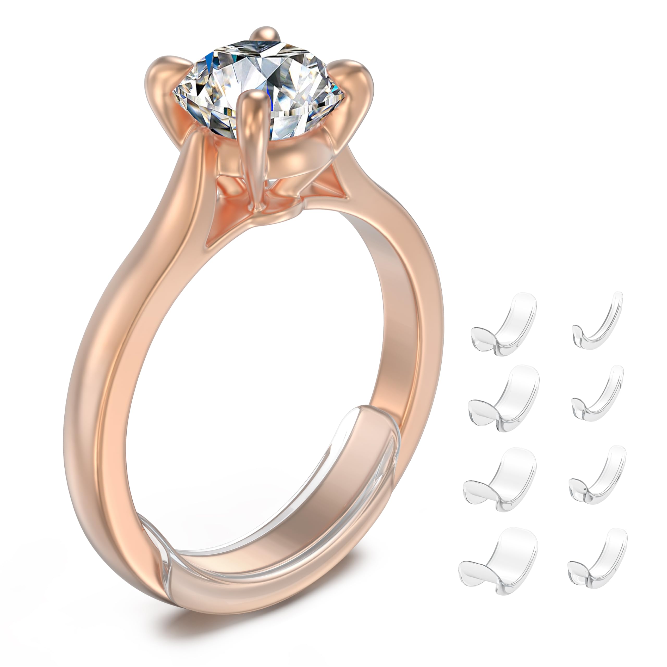 Photo 1 of Ring Size Adjuster for Loose Rings for Any Rings Ring Size Reducer Spacer Ring Guard