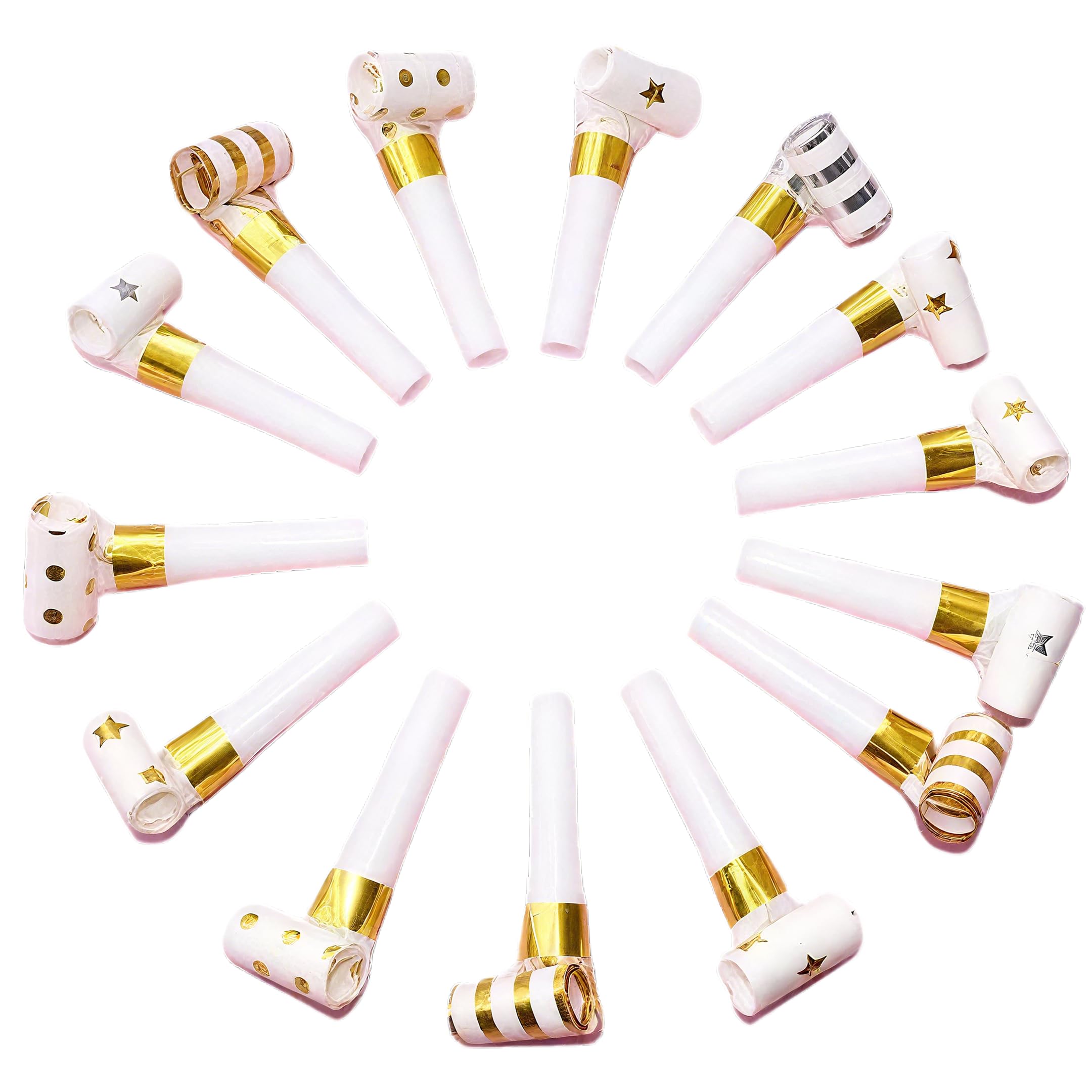 25pcs Party Blowers,Gilding Noisemakers Party