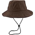 Gelante 100% Cotton Stone-Washed Adjustable Bucket Safari Boonie Sun Hats