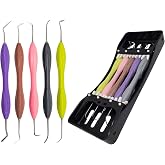 Artman Instruments Silicone Handle Dental Composite Filling Instruments Kit with Cassette Holder 5pcs Composite Restoration Tools
