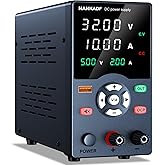 DC Power Supply, 30V 10A Variable Power Supply with Output Button, USB Fast Charging Port/USB Output Current Display, Bench Power Supply with OCP Short Circuit Alarm, Mute Mode