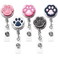 Fashion Retractable Badge Reel - 32" Cord With Swivel Clip For ID Cards