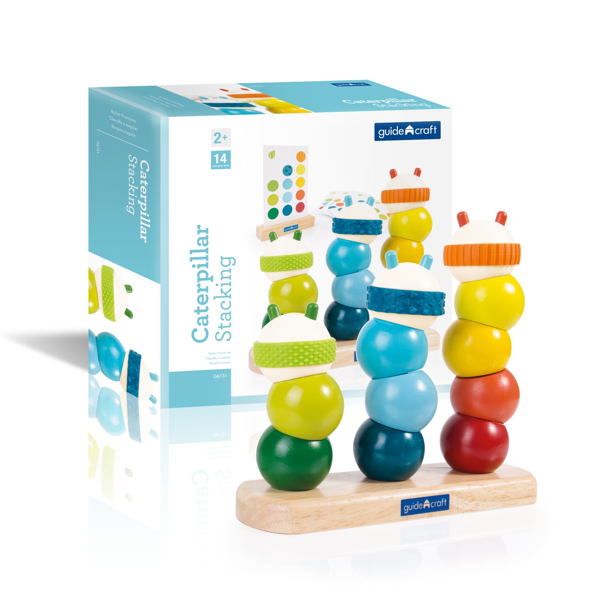 Guidecraft - Stackable Wooden Caterpillar (7)