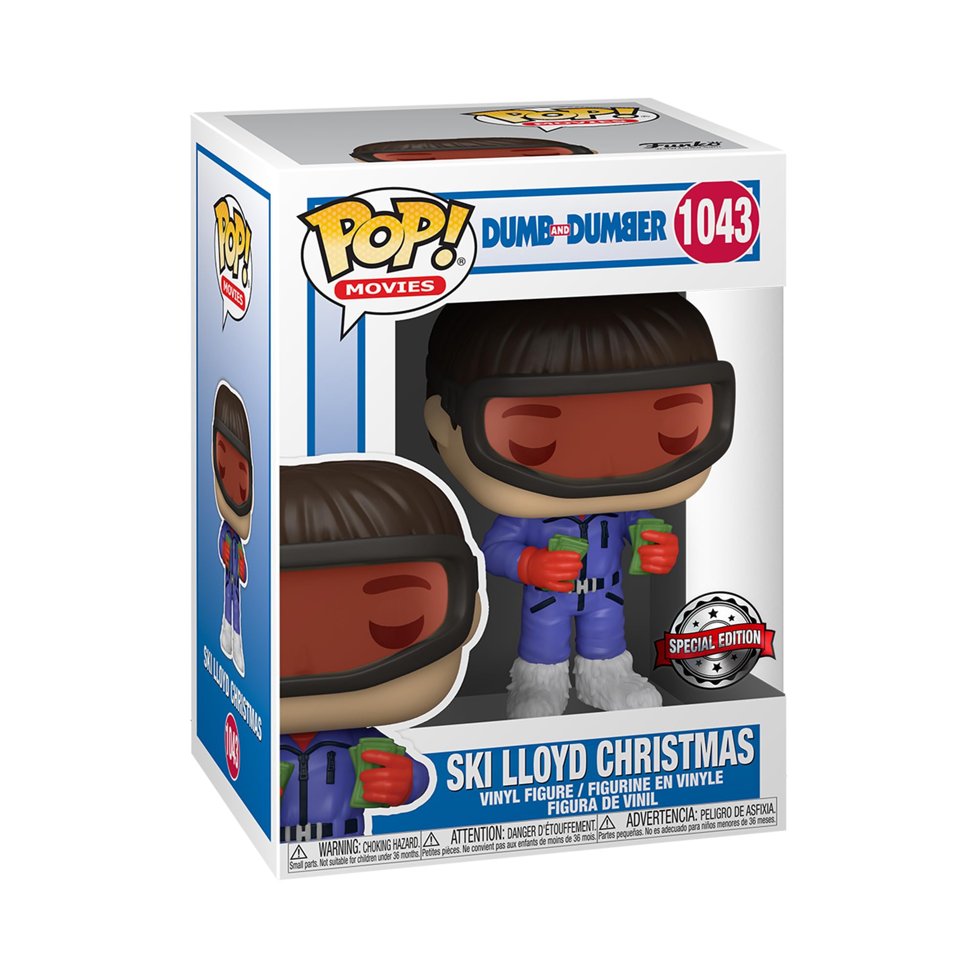 Funko POP! Movies: Dumb & Dumber - Ski Lloyd Christmas - Dumb and Dumber - Collectable Vinyl Figure - Gift Idea - Official Merchandise - Toys for Kids & Adults - Movies Fans