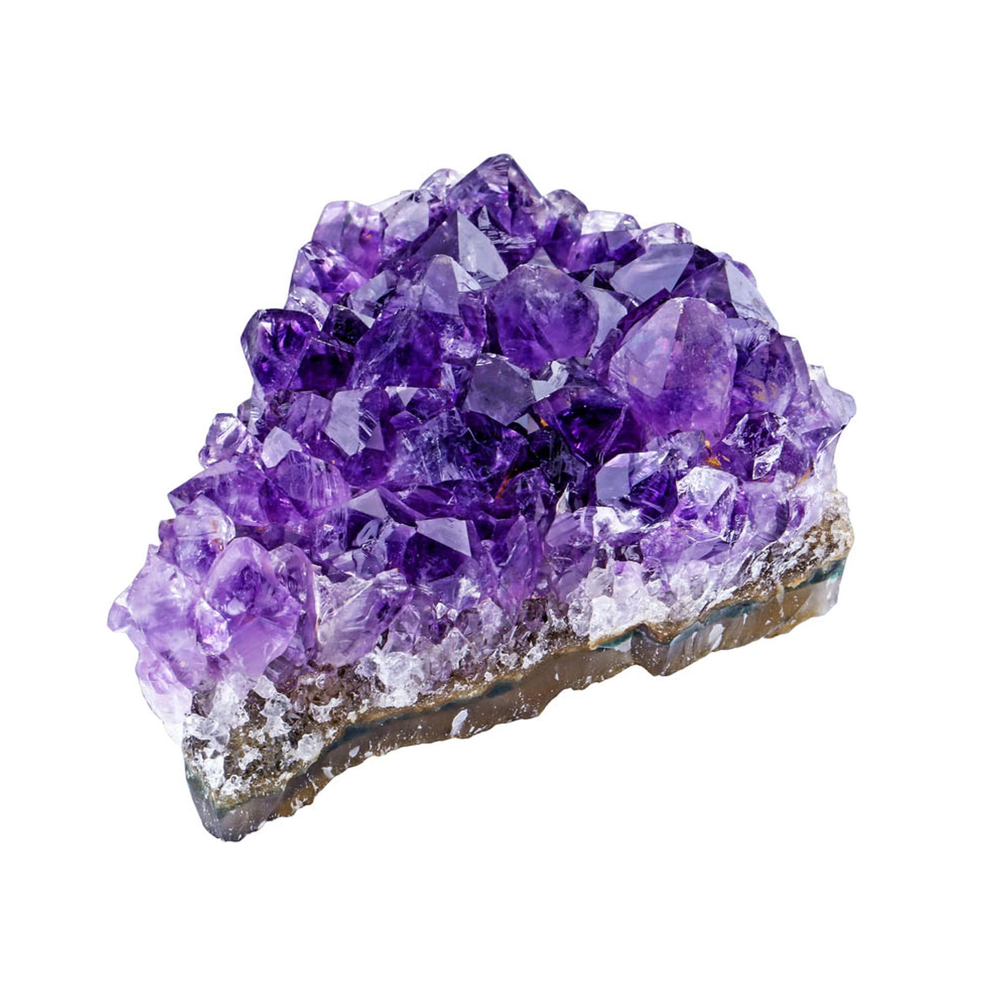 JOVIVI Amethyst Crystal Cluster,Raw Purple Amethyst Rock Gemstone Healing Crystals Druzy Geode Quartz Stone Reiki Crystal Gifts Spiritual Gift,1.57"3.15"