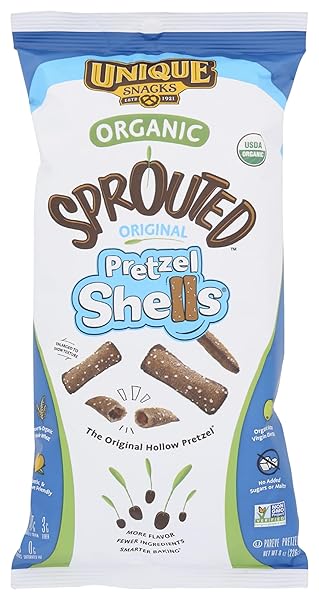 UNIQUE SHELL SPROUTED WHOLE WHEAT, 8 OZ
