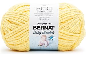 BERNAT BABY BLANKET YARN 300G 10.5 OZ, BUTTERCUP