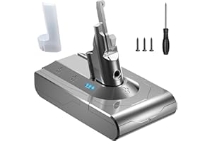 BOTKK 70 Min Upgraded V8 Battery Replacement, Compatible with Dyson SV10 V8 Animal Absolute Motorhead Fluffy Vacuum Cleaners