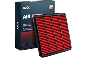 KAX Premium Engine Air Filter, CA10343 Replacement for Lexus LX570 & Toyota Land Cruiser, Sequoia, Tundra, 2008-2021, Advanced Air Filter Media, Increased Acceleration