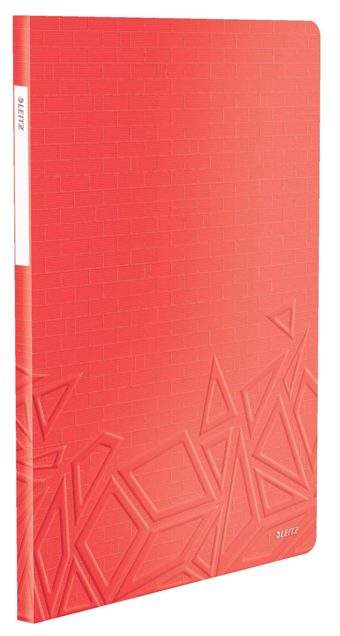 Leitz A4 Display Book, 20 Pockets, 40 Sheet Capacity, Transparent Pockets, Red, Urban Chic Range, 46510020