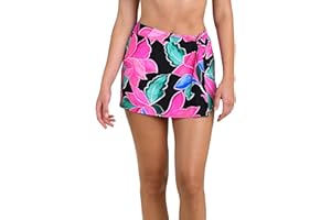 24th & Ocean Womens Swim Skort Swimsuit BottomBikini Bottoms