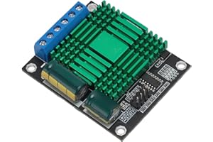 SEROUNDER DC Motor Driver, 9V ‑ 30V 60A Motor Drive Controller Board Module Double Channel PWM High Power H Bridge DC Stepper Module for Industrial