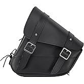 RiderVibe Motorcycle Saddle Bags Synthetic Leather Motorcycle Solo Swing Arm Bag Waterproof