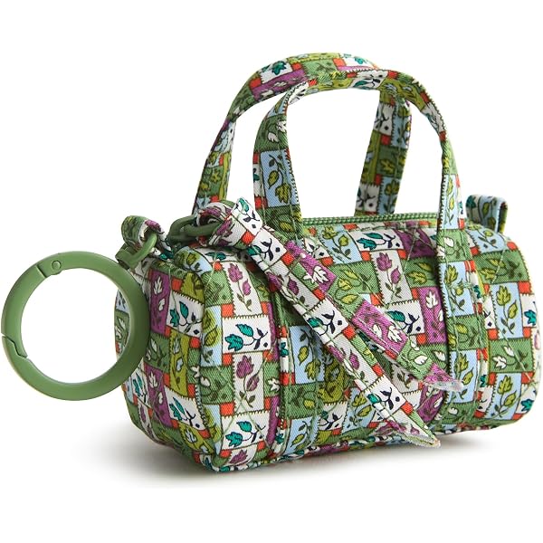 8824 Premium Cotton Original Backpack Bag Charm, Tiny Poppies, One Size Amazon.com: Vera Bradley Women main image 2