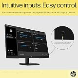 HP 27 inch FHD IPS Monitor 75Hz AMD FreeSync HDMI DisplayPort VGA V27ie G5 Black view 6