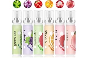 6 Count Breath Spray,Dry Mouth Spray,Breath Freshener,Peach,Grapes and Various Fruit Flavors 0.74 fl.oz/Bottle