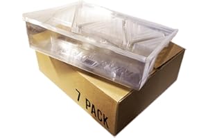 THE EASY WAY TO PAINT Mega Roll A Tray Disposable Paint Liners – 7-Pack (RTML-21) with Built-in Roller Grid, Spill Guard, Fits Mega Roll A Tray RTM-21 – Quick & Clean Painting Solution. Reusable