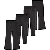 Garanimals Baby & Toddler Girl Flare Bottoms - Machine-Washable Kid's Clothes - Size 0-6T - 4 Pack
