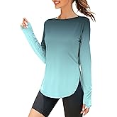 ZHENWEI Women's Long Sleeve Sun Shirt UV Protection Workout Tops Lightweight UPF 50+ Golf Gym Hiking Shirts Outdoor Clothing