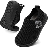 Centipede Demon Toddler Shoes Boys Girls Wide Barefoot Shoes Kids Zero Drop Minimalist Sneakers Adjustable Tennis Shoe Breathable Slip On Shoe for Outdoor Walking Running