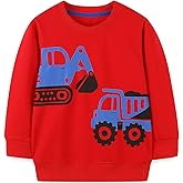 Bumeex Toddler Boy's Kids Crewneck Pullover Sweatshirts 2-7Year