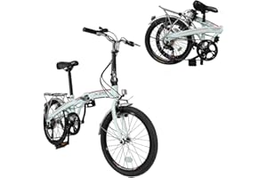 Xspec 20" 7 Speed Folding Compact City Commuter Bike (NOT an Electric Bike)
