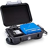 Spy Tec GPS 140 Day Heavy Duty Extended Battery and Magnetic Waterproof Case for Atlas GPS Tracker for Vehicles (GPS Tracker Not Included)