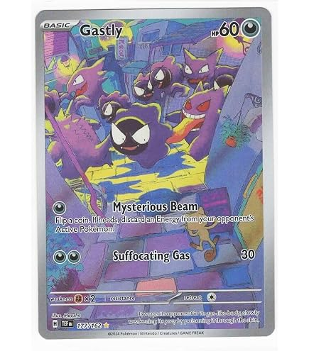 Amazon.com: Pokemon - Gastly 092/165 - Pokemon 151 - Reverse Foil