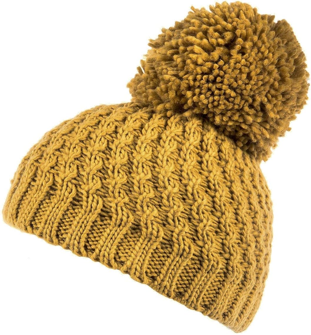 oversized bobble hat