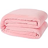 NANPIPER Fleece Blankets, Super Soft Flannel King Size Blanket for Bed, Luxury Cozy Microfiber Plush Fuzzy Blanket,Pink