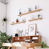 HAOCHEN Heavy Duty Shelf Brackets 2 Pcs 120x200 mm Black Triangle Shelving view 6