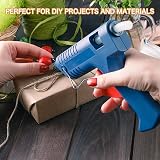 JelKen 7mm x 100mm Hot Glue Sticks 100pcs Resin EVA No Smell view 6