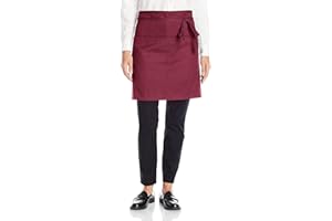 Uncommon Threads Unisex Half Waist Apron with Two Pockets
