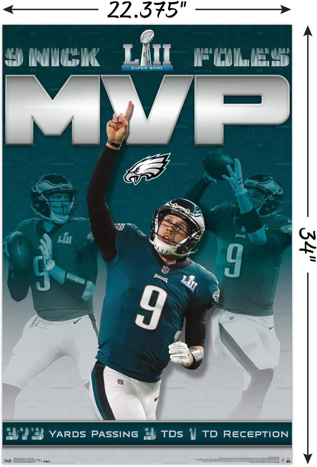 foles super bowl jersey