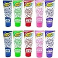 Crayola Taste Beauty Bathtub Finger Paint Soap, Easy to Clean, Pack of Ten 3-Fluid-Ounce Bottles