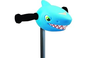 Scootaheadz Shark Scooter Accessories to Personalise Your Kids Ride - Shark Scooter Head for Kids Scooters Ages 3 and Up - Blue, Red, White and Silver - Scooter Gift for Boys