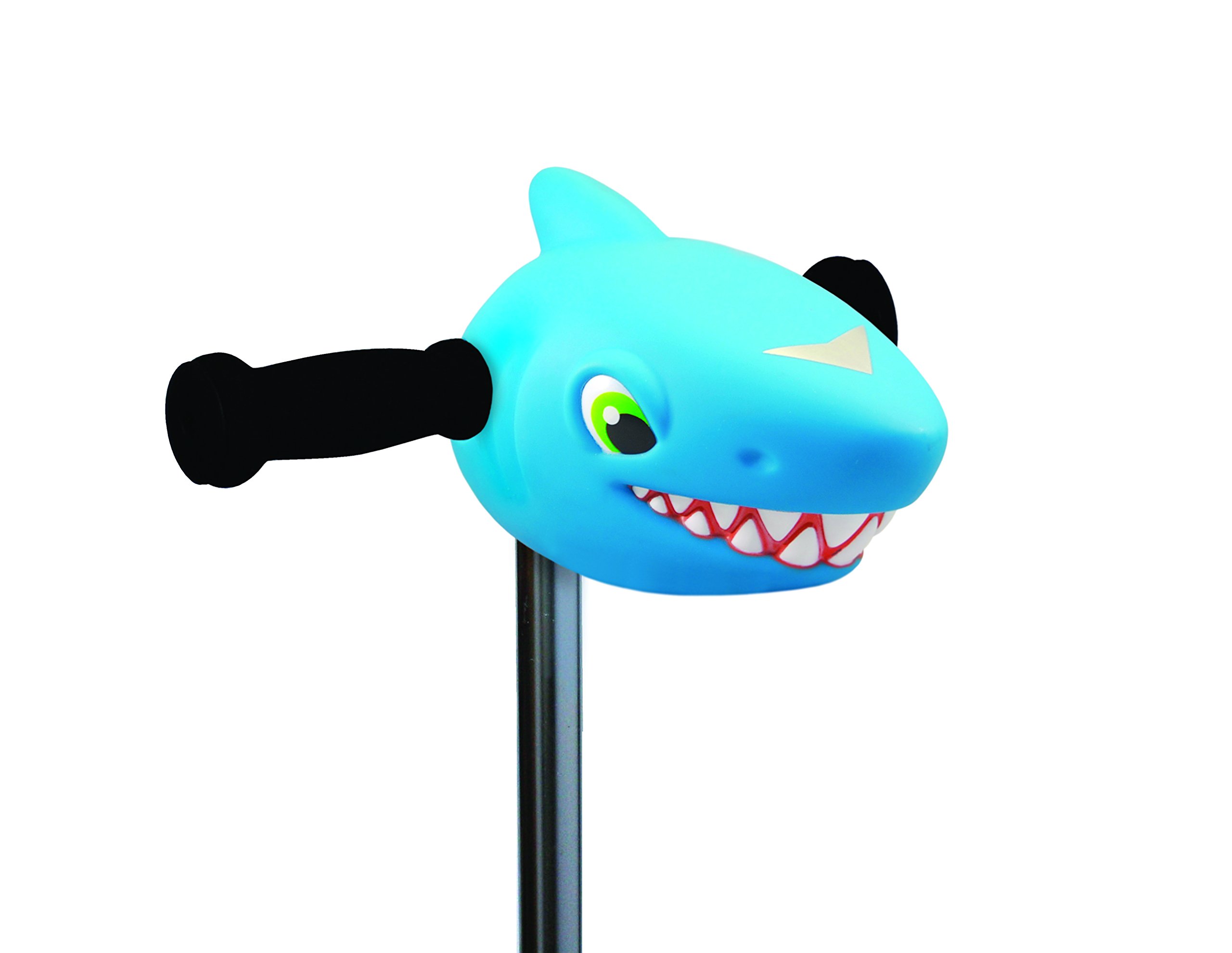 Scootaheadz Shark Scooter Accessories - Personalize Kids' Push - Ages 3 and Up - Blue, Red, White, and Silver - Gift for Boys