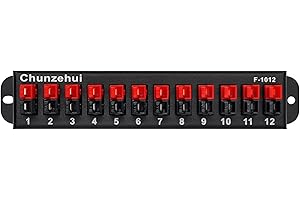 Chunzehui F-1012 12-Position 45A Power Distribution Block Module, Connector Power Splitter Distributor Source Strip.