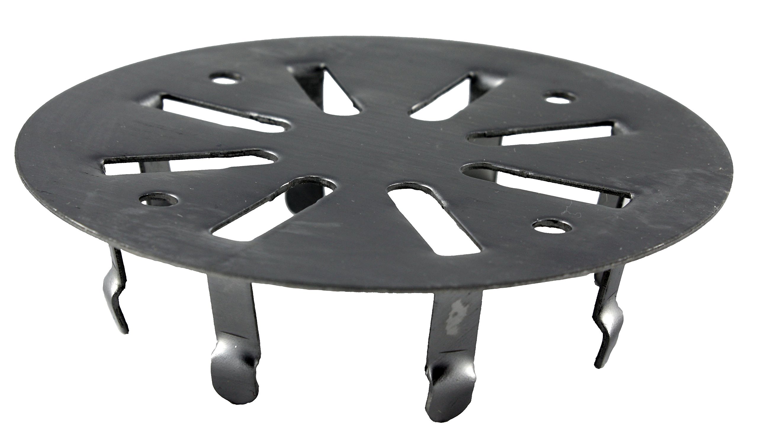 CNC Distribution, 5" SS Snap fit Bar Grate for 4" PVC/CI Pipe, Silver