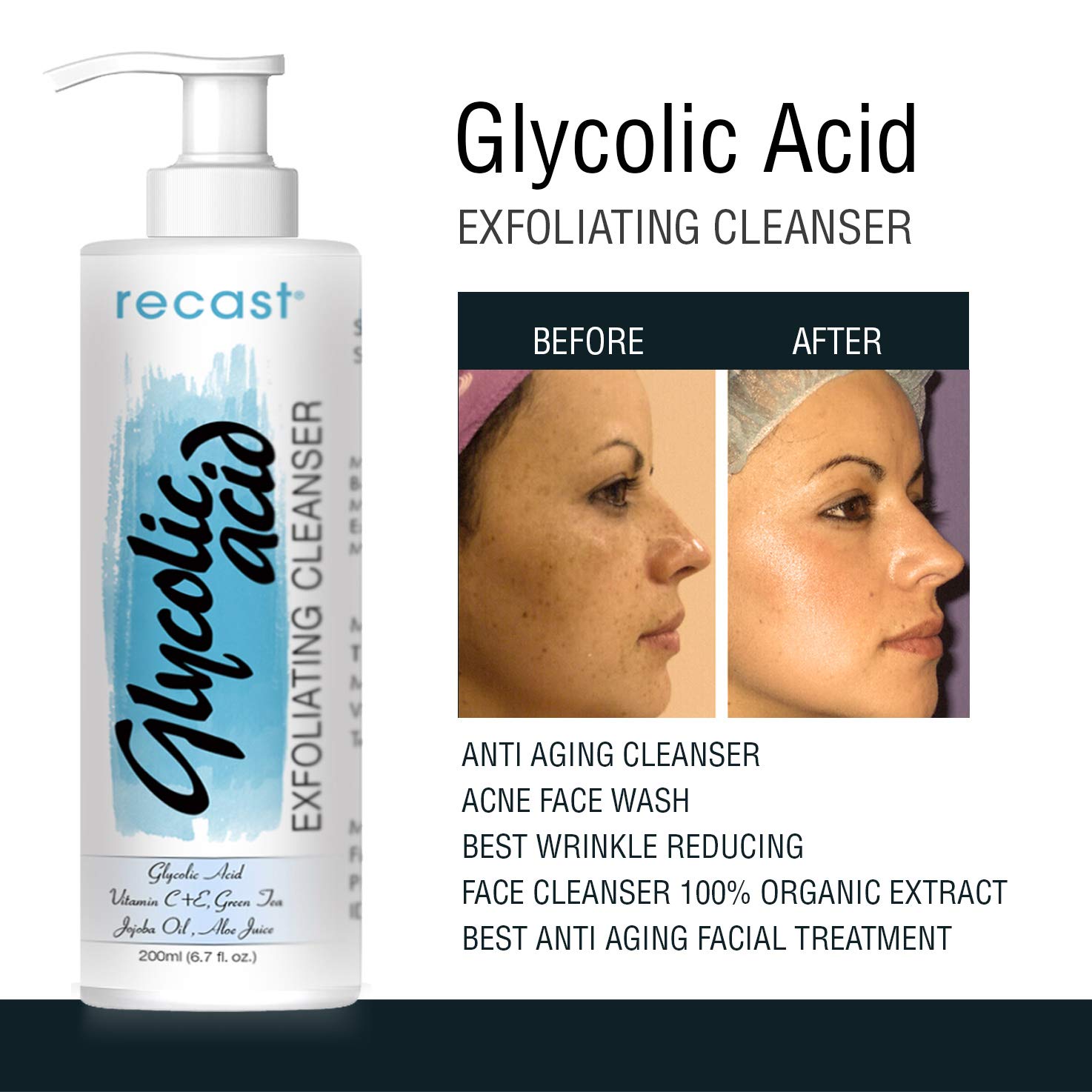 face wash containing glycolic acid