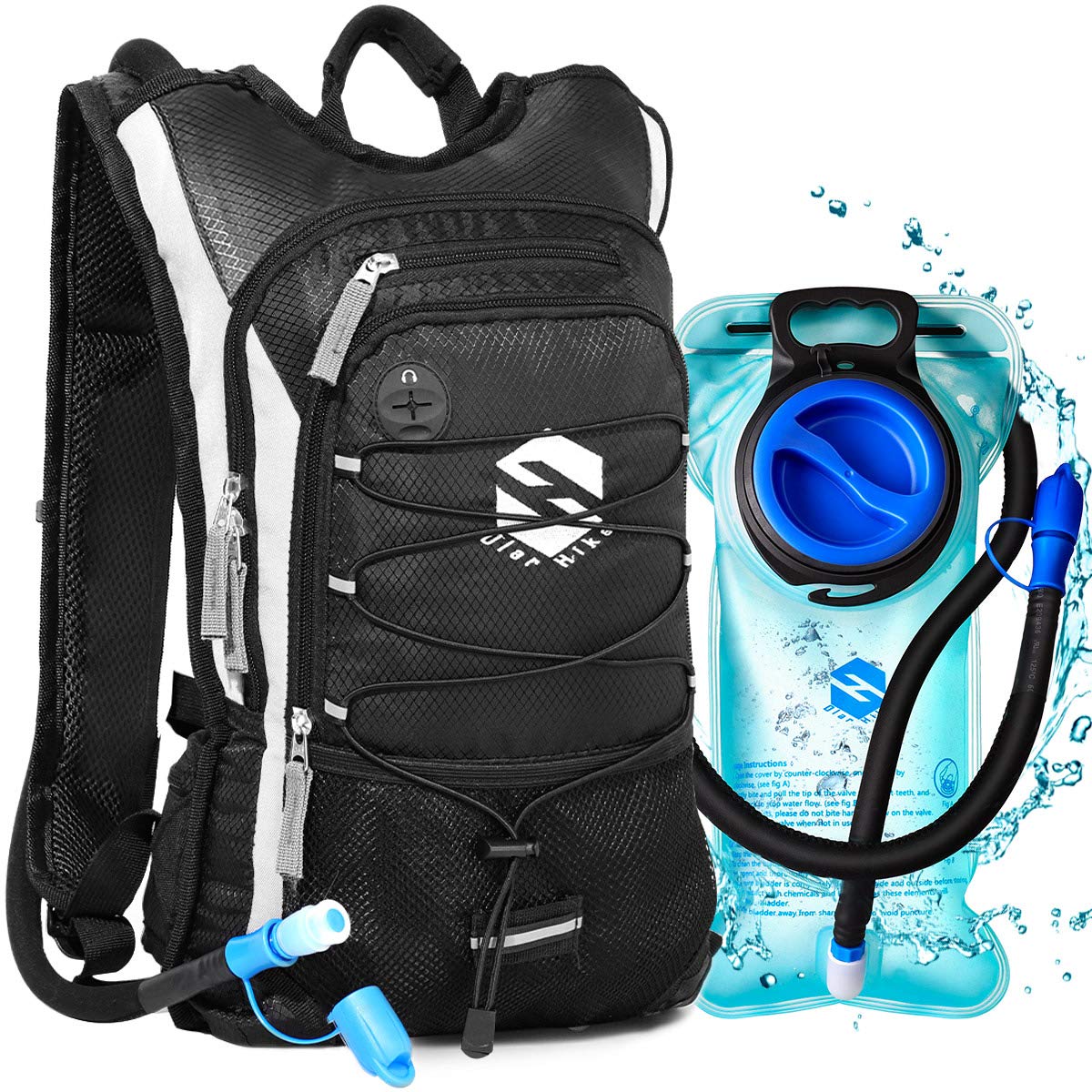 Olarhike Hydration Backpack Pack With 2L Bpa Free LeakProof Bladder