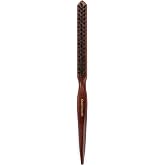 GranNaturals Teasing Boar Bristle Hair Brush for Women - Slick Back Comb with Rat Tail Pick for Hair Sectioning Used for Edge Control, Backcombing, Smoothing, and Styling Fine Hair to Create Volume