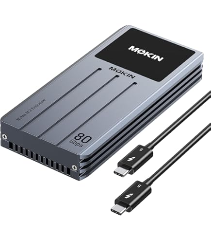 Amazon.com: ORICO 80Gbps M.2 NVMe SSD Enclosure PCIE 5.0 Silent